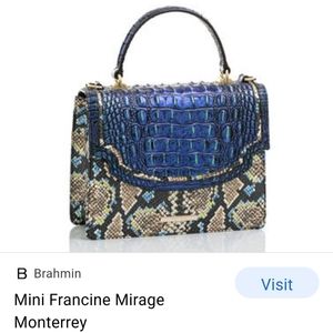 brahmin MINI FRANCINE Mirage Monterrey